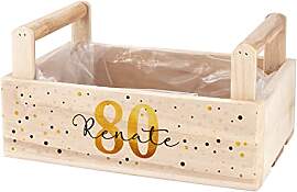 Herz & Heim® Geburtstags-Geschenk Holzkiste