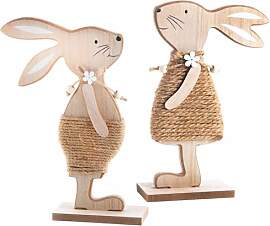 HERZONE Hase Aufsteller für Ostern,Osterhase