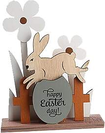 HERZWILD Osterhase Deko aus Holz - Osterdeko Holz