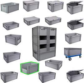 Hesselink Eurobox 40x30x22 cm, mit