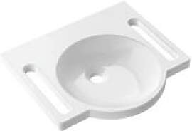 Hewi Mineralguss-Waschtisch 950.11.500 45 x 40 cm, 