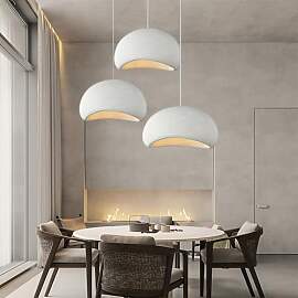 HEYUN Kreative Wabi-sabi Pendelleuchte E27 Weißer 