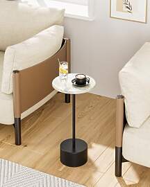 HEYZOEY Beistelltisch rund, Kleiner Cocktailtisch, 