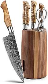 HEZHEN Damast Küchenmesser Set 7PCS