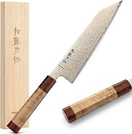 HEZHEN Kiritsuke Messer aus 33 Schichten Kupfer