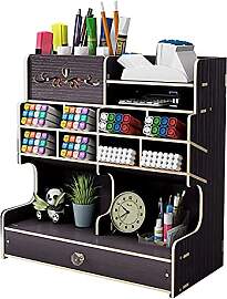Hggzeg Schreibtisch-Organizer aus Holz,
