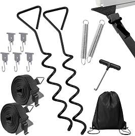 H Hawsam Sturmband Markise Set,Sturmsicherung für 