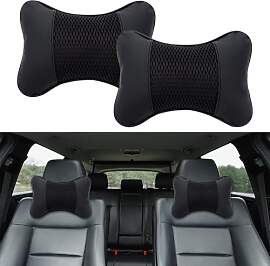HIAHXC 2 Stück Auto Nackenkissen Kopfstütze,