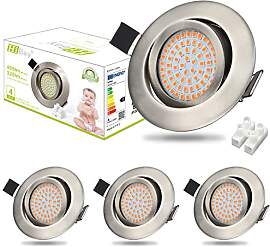 HiBay 4er Ultra Flach LED Einbaustrahler 230V Set
