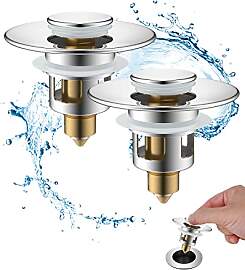 Hibbent 2 PCS Waschbeckenstöpsel
