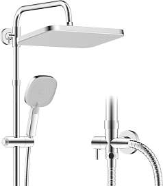 Hibbent Selbstreinigendes Regenbrause-Set mit