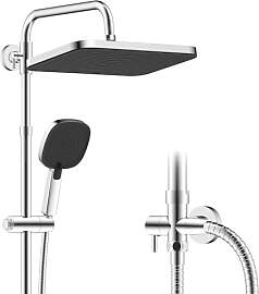 Hibbent Selbstreinigendes Regenbrause-Set mit