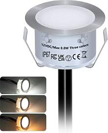HIBOITEC 1 Stück LED Einbaustrahler - Terrassen