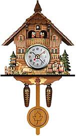 Hidyliu Kuckucksuhr Antik Holz Kuckuck Vogelhaus