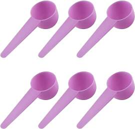 HiempTru 6er Pack Plastiklöffel, 20ml Messlöffel 
