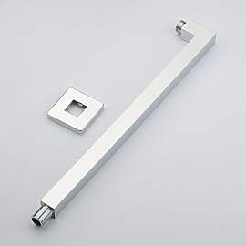 Hiendure® 40cm Wandmontage eckig Duscharm Quadrus 