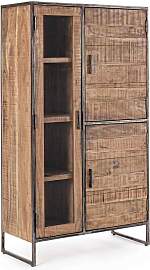 Highboard Elmer aus Akazienholz, klassisch, Natur, 