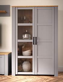 Highboard FORTE "Bohol, Vitrine mit