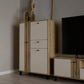 Highboard FORTE "Killarney", beige