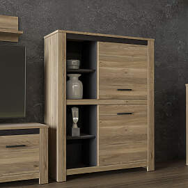 Highboard FORTE "San Cayetano", braun