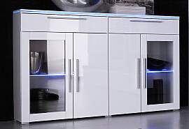Highboard HÖLTKEMEYER "Line", weiß,