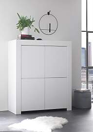 Highboard HOME AFFAIRE "Firenze", weiß