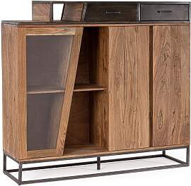 Highboard Janak aus Akazienholz, modernes Design,