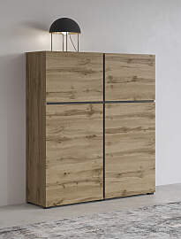 Highboard OTTO HOME "Cross, moderne grifflose 