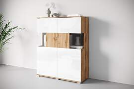 Highboard OTTO HOME "Kenia", weiß