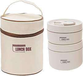 HIKENRI 2 Stück Thermo Lunchbox Edelstahl Mit