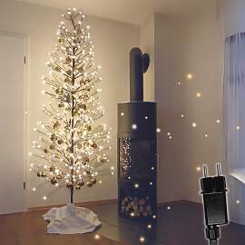 HiLight LED Weihnachtsbaum 180 cm braun - mit 296