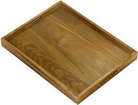 HillSpring Tablett Serviertablett Acacia-Holz,