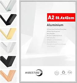 HIMEETIME® 1x Bilderrahmen DIN A2 42x59,4 cm