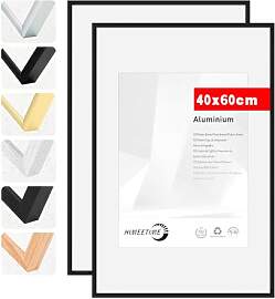 HIMEETIME® 2x Bilderrahmen 40x60