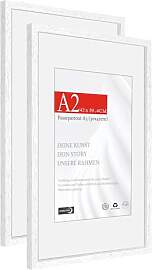 HIMEETIME® 2x Bilderrahmen für DIN A2 42x59,4cm