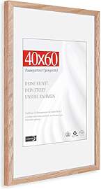 HIMEETIME® Bilderrahmen für 40x60cm Natur Holz