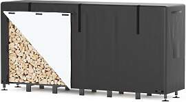 Himimi Kaminholzregal Außen 235x25x116cm mit 450D 
