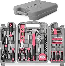 Hi-Spec 54-tlg. Werkzeugkoffer für Frauen Pink