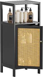 HITNET Badezimmerschrank Rattan, Badschrank Schmal 
