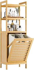 HITNET ‌Badschrank mit Wäschekorb,