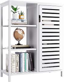 HITNET Bambus Badschrank Freistehend,