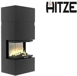 Hitze Kaminofen Hitze TRINITY 80x35x53.G