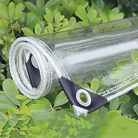 HIYOUGO Plane Transparent Mit ösen 2x3m,
