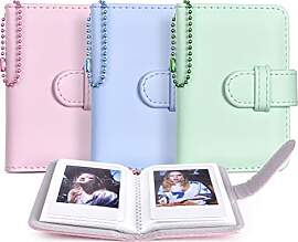 HIYQIN 3 Pack 2x3 Zoll Mini Fotoalbum mit