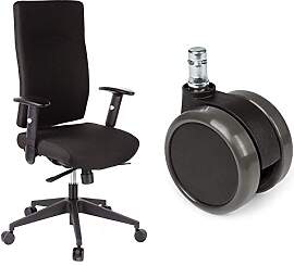 hjh OFFICE 608500 Profi Bürodrehstuhl PRO-TEC 300 
