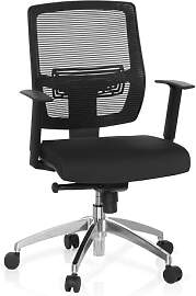 hjh OFFICE 657284 Bürostuhl NET 90 Stoff Schwarz