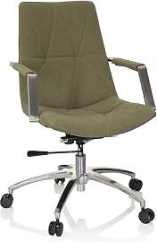 hjh OFFICE 670986 Drehstuhl SARANTO II Stoff Khaki 