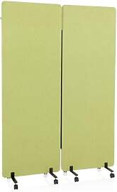 hjh OFFICE Mobile Akustik Trennwand 2er Set 177 x