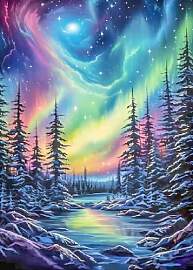 HKLIOPU Diamond Painting für Erwachsene, Winter