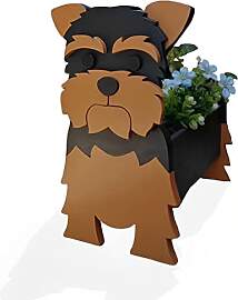HLASMSPE Yorkshire Terrier Pflanzgefäß,